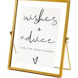Advice And Wishes For The Mr And Mrs Frame